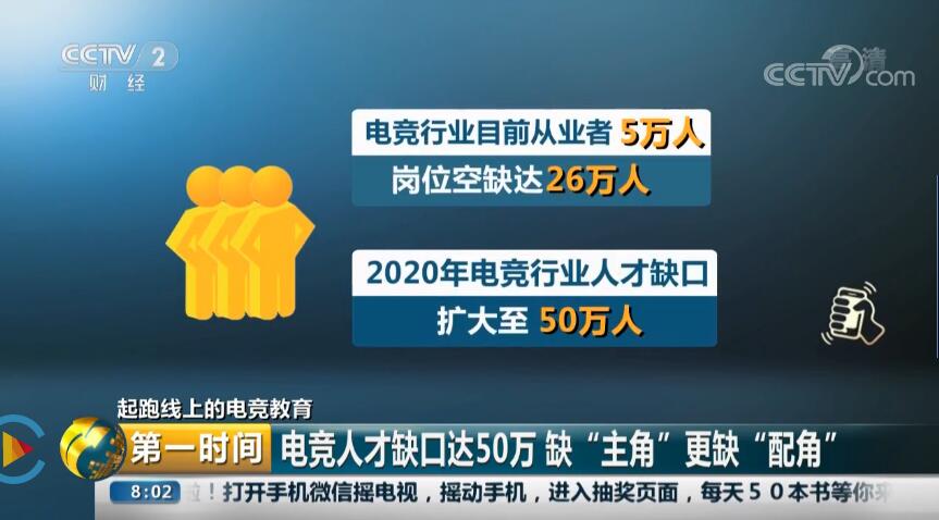 電競行業(yè)50萬個崗位缺口，“職”等你來！